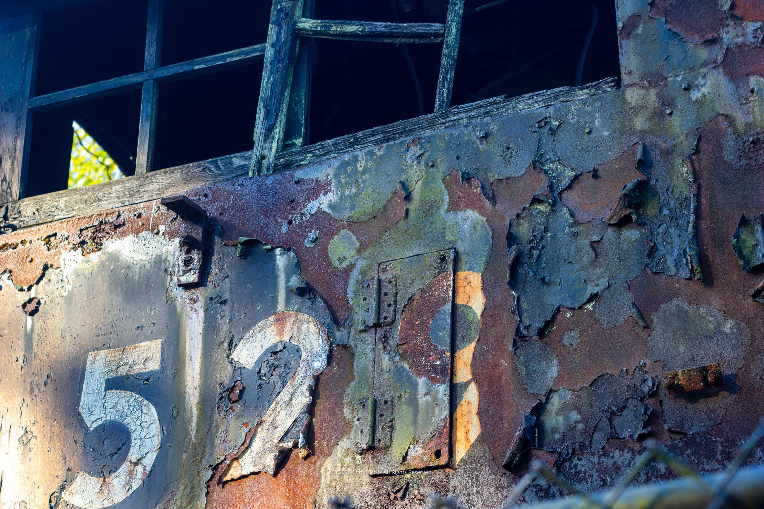 Railcar shows it's age